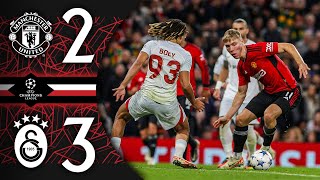 Hojlunds First Goals At Old Trafford  Man Utd 23 Galatasaray  Match Recap [upl. by Brynn]