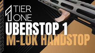 TIER1ONE UBERSTOP 1  AR15 MLOK Handstop [upl. by Nairde79]