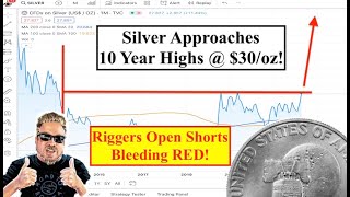 ALERT Silver Approaches 10 Year Highs at 30oz as COMEX Shorts Open Losses MOUNT Bix Weir [upl. by Yentterb]