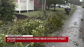 Storm damage flooding reported in Middle TN [upl. by Cypro]