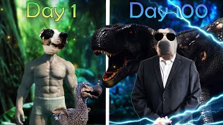 I Have 100 Days To BEAT Ark Survival Evolved [upl. by Dlareg]