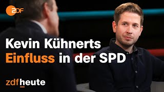 Kevin Kühnert Geheimer Strippenzieher der SPD  Markus Lanz vom 14102021 [upl. by Tterb]