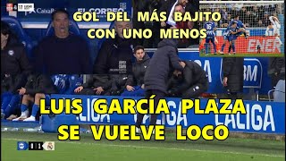 REACCIÓN ENTRENADOR ALAVÉS al GOL CABEZA LUCAS VÁZQUEZ ÚLTIMO MINUTO [upl. by Huston417]