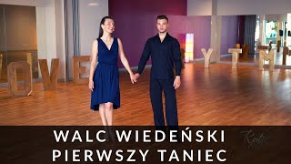 Pierwszy Taniec  Walc Wiedeński  Efektowne Obroty  Studio Tańca Rytm  Waltz Lesson Online [upl. by Aehsrop]