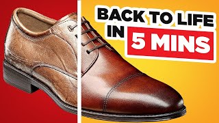 Bring Your Dress Shoes Back To Life  No More Creases amp Scuff Marks [upl. by Gluck]