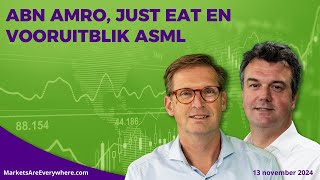 ABN AMRO Just Eat Takeaway en vooruitblik ASML [upl. by Ilehs893]