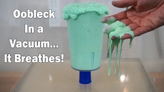 What Happens When You Put Oobleck In A Vacuum Chamber Does It Flow Slower [upl. by Eihcra374]