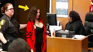 Spoiled Woman Laughs During Sentencing Then Judge Immediately Makes Her Regret It [upl. by Nemad199]