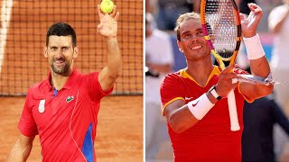 Novak Djokovic vs Rafael Nadal  Singles Second Round Highlights  Paris 2024 Olympics  Paris2024 [upl. by Alida75]