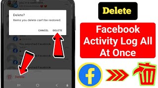 How To Delete Facebook Activity Log All At Once 2024  Clear All FB Activity History FULL GUIDE [upl. by Sharp606]