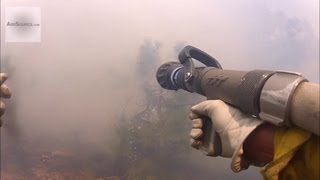 FirstPerson POV  Firefighters battle with Forest Fire [upl. by Anaeli]