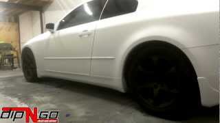 Infiniti G35 Automobile Flat White Plasti Dip [upl. by Devina]