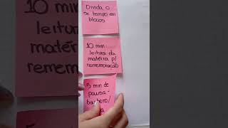 🕰 Como estudar por 1 hora dicas estudante métodos viral truques aluno caderno títulos [upl. by Cressida]