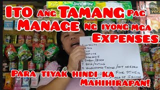 Paano mabayaran ang ating mga gastusin  expenses pati utang ng hindi tayo nahihirapan [upl. by Aronos920]