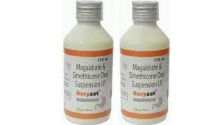 Berpset Suspension Syrup Magaldrate and Simethicone Oral Suspension Syrup [upl. by Liagiba]