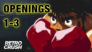 Hajime no Ippo The Fighting  Openings 13 [upl. by Bashee381]