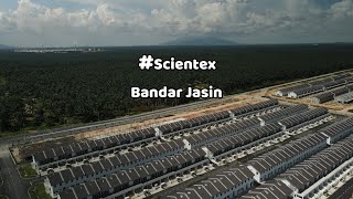 Scientex Bandar Jasin  Aerial Drone View 4K [upl. by Anstice]