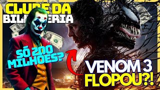 CORINGA 2 DESASTROSO E VENOM 3 FLOPANDO Clube da Bilheteria [upl. by Htezzil]