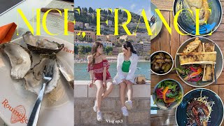 Nice France vlog 2023 尼斯三日遊 EU vlog Ep3 €66  18隻生蠔 Eze amp Menton一日遊 [upl. by Salli]