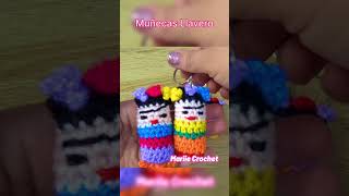 Quitapenas Muñecas llavero a crochet shorts diy [upl. by Chaunce]