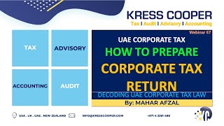 UAE CT How To Prepare Corporate Tax Return I How to Calculate Taxable Profits and Tax Liability [upl. by Orelee]