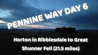 PENNINE WAY DAY 6 Horton in Ribblesdale to Great Shunner Fell 215 miles [upl. by Ramunni208]