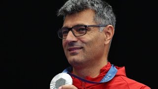 Yusuf Dikeç z ręką w kieszeni zdobył srebro na Igrzyskach Olimpijskich w Paryżu 2024 Kim jest nowy [upl. by Elena]