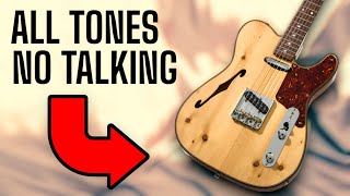 All Tones No Talking  Fender Custom Shop Artisan Knotty Pine Thinline [upl. by Jordanson]