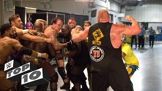 Brutal Backstage Brawls WWE Top 10 [upl. by Herbst]