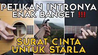 TUTORIAL GITAR SURAT CINTA UNTUK STARLA  VIRGOUN  Lengkap Dan Mudah [upl. by Deaner]