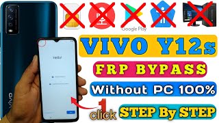 Vivo Y12s Frp Bypass  New Security 2023  Vivo y12s email id bypass  Vivo v2026 Without Pc [upl. by Olsen]