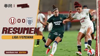 ðŸ˜±ðŸ”¥UNIVERSITARIO VS ALIANZA LIMA  Liga 1 Femenina [upl. by Einapets]