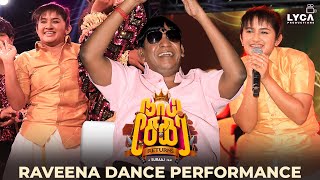 Raveena dance Performance  Naai Sekar Returns Pre Release Event  Vadivelu  Lyca Productions [upl. by Saire]