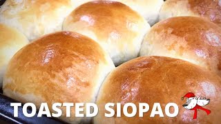 Toasted Siopao With Giniling Baked SiopaoBaked Meat Bun [upl. by Ecyak]