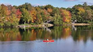 Fall Foliage Captured in Stunning Drone Footage [upl. by Lancey]