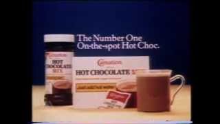 Carnation Instant Hot Chocolate Mix Advert 1982 [upl. by Lenee]