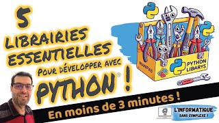 5 librairies essentielles pour développer en Python® [upl. by Moclam]