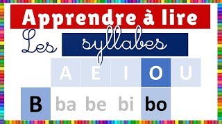 Apprendre à lire  les Syllabes [upl. by Samale]