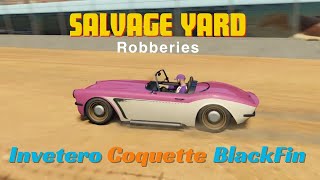 Invetero Coquette BlackFin  Salvage Yard Robberies Chop Shop amp Final Mission  GTA5 online [upl. by Aniraad]