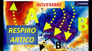 METEO  IPOTESI ARTICA NEL MEDITERRANEO MA PRIMA FORTE MALTEMPO SUBITO VENERDI E SABATO [upl. by Teloiv]