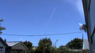 Chemtrails 5 over Tassie Australia [upl. by Janella462]