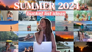 SUMMER BUCKET LIST IDEAS  2024 [upl. by Zemaj]