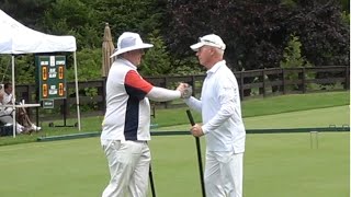 Croquet GC Jamison vs Balding Plate SemiFinal Western NC GC Open [upl. by Etnasa769]