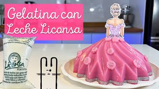 Receta de GELATINA DE FRESA CON LECHE LICONSA  LECHE CONASUPO  EL BAÚL DE JAVE [upl. by Darn]