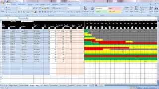 Excel Graphical Production Planning and Control Planner Manufacturing BOM Scheduling Demo Part 1 [upl. by Hendrick432]