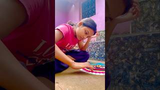 Sri Jagannath rangoli design 🙏😍🌸 Rituparna official youtubeshorts rangoli [upl. by Sahpec]