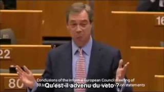 Nigel Farage  Questil advenu du droit de veto [upl. by Ahsimot717]