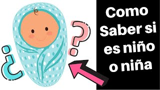 Como Saber Si Sera Niño O Niña  Pruebas Fáciles En Los Primeros Meces De Embarazo [upl. by Beniamino]