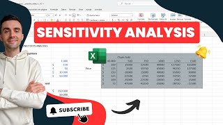 Sensitivity Analysis  Microsoft Excel [upl. by Jania378]