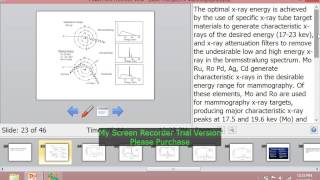 Basic Principle of Mammography Physics Concept [upl. by Llennehc]